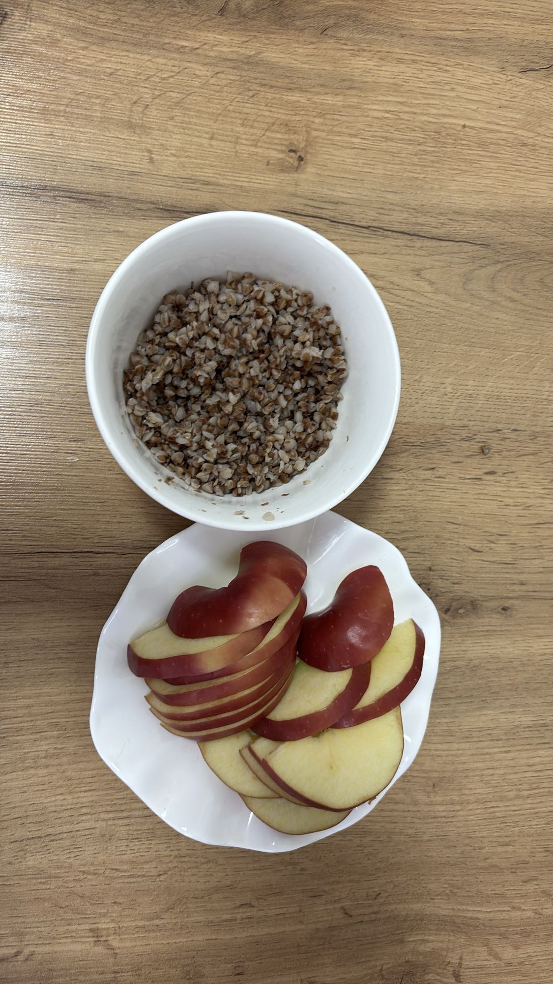 гречка с яблоком