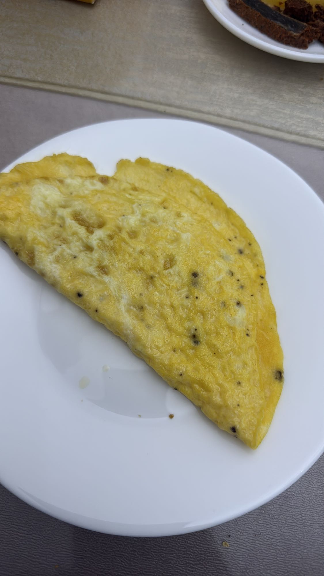 омлет с яйцами