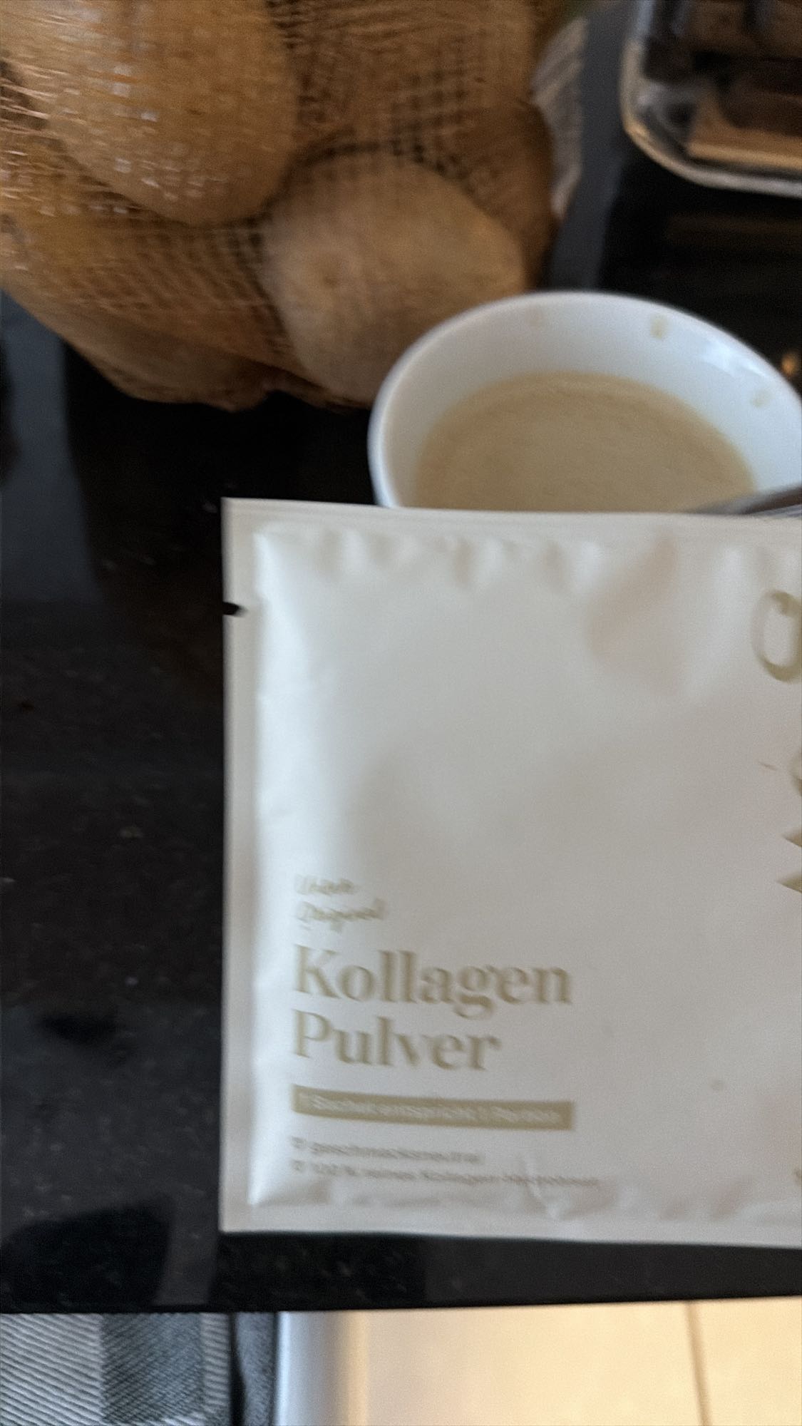 Kollagen Pulver Getränk