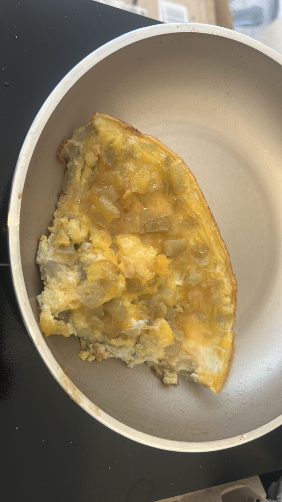 Omelette aux oignons