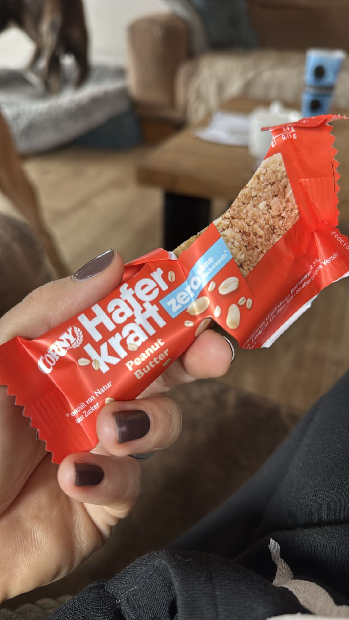 Haferkraft Peanut Riegel
