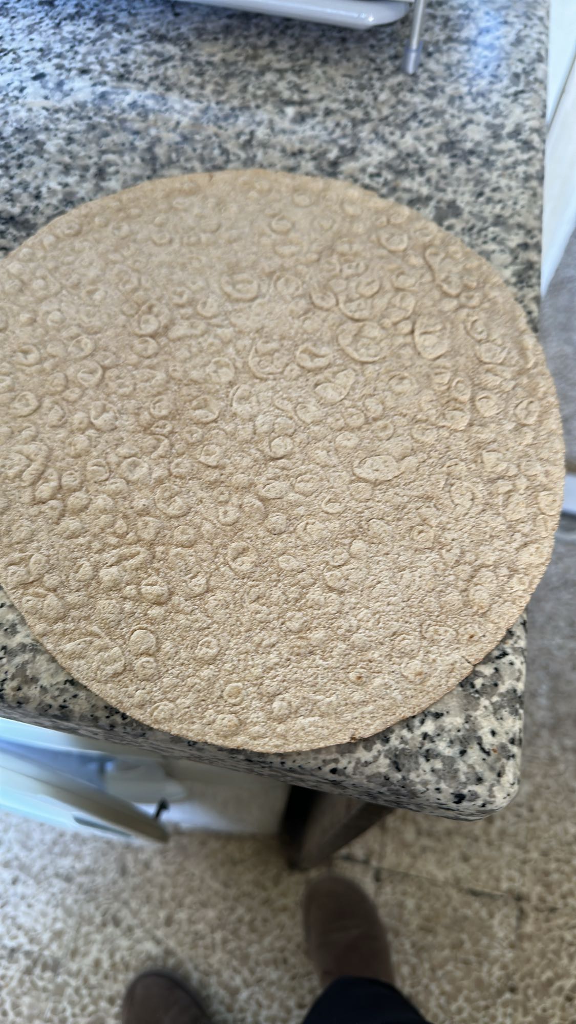 Whole wheat tortilla