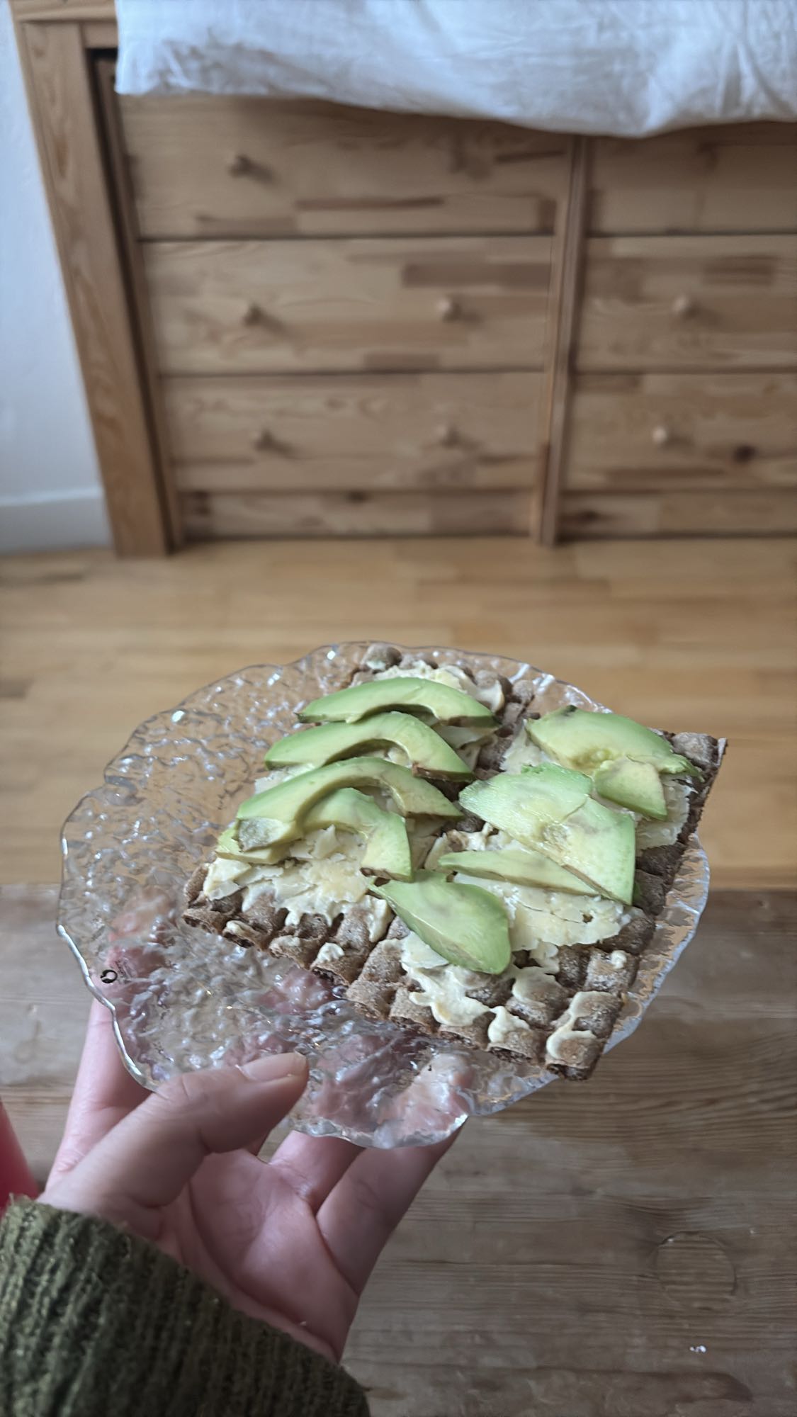 Knäckebröd med avokado