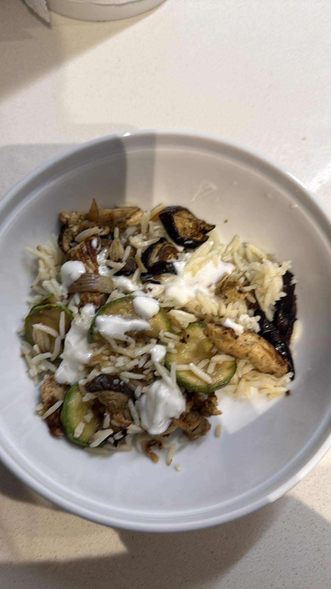 Grilled Veggie Rice Bowl