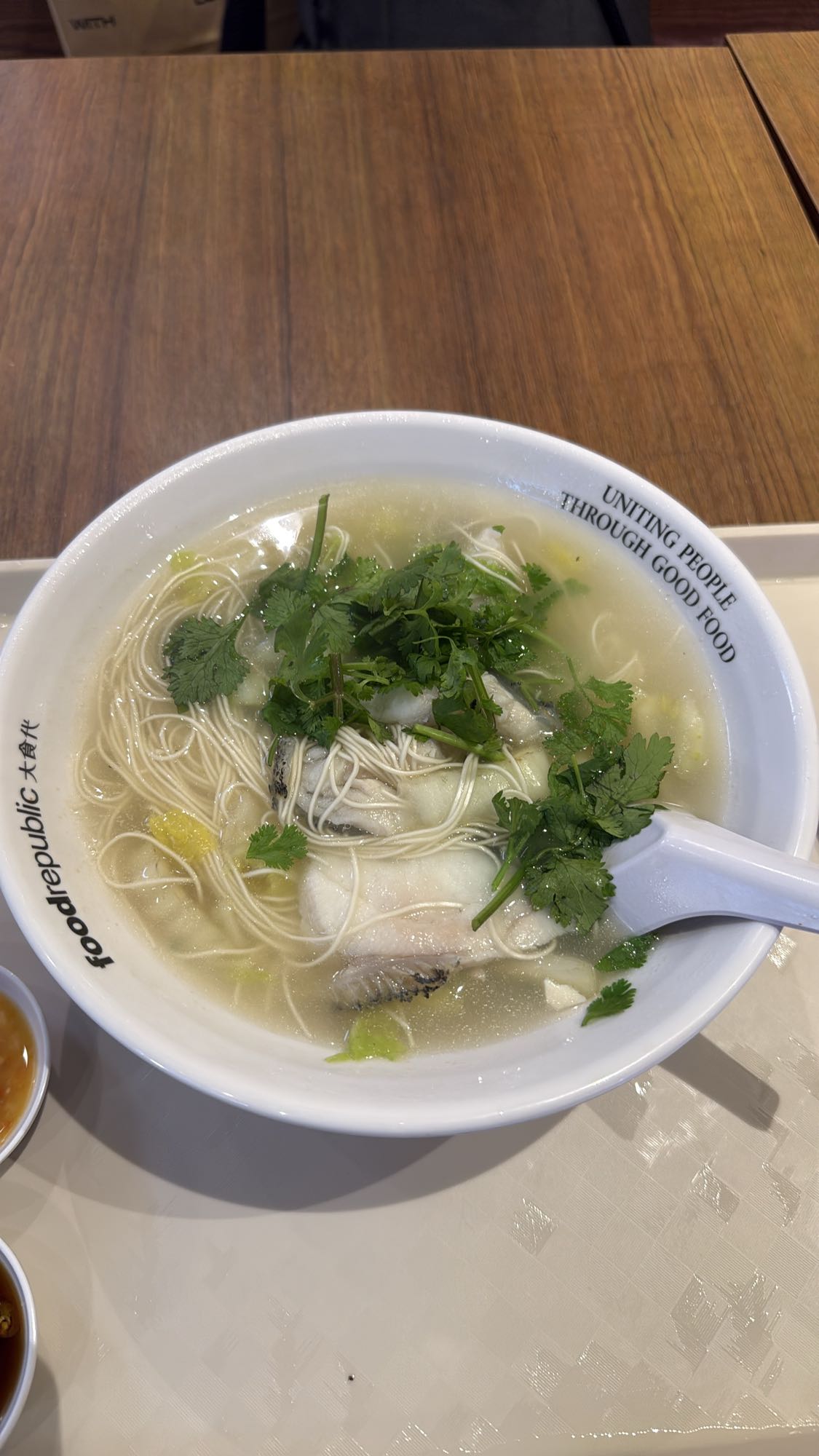 Fish noodle soup