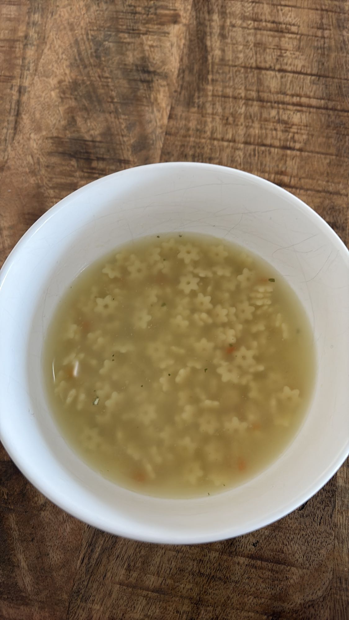 stervormige pastasoep