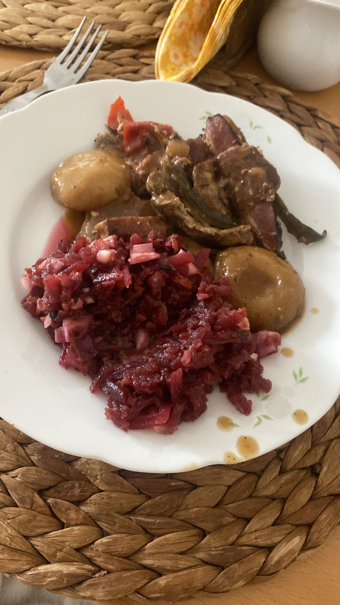 wołowina z buraczkami