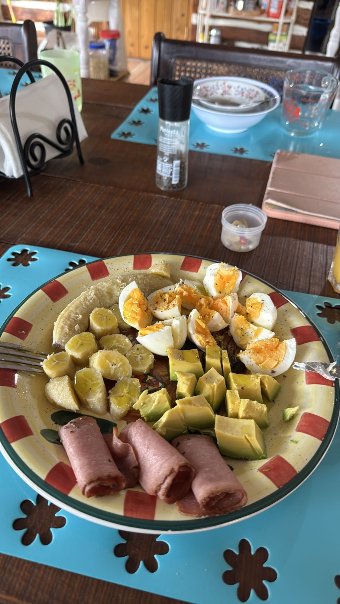 Desayuno variado saludable