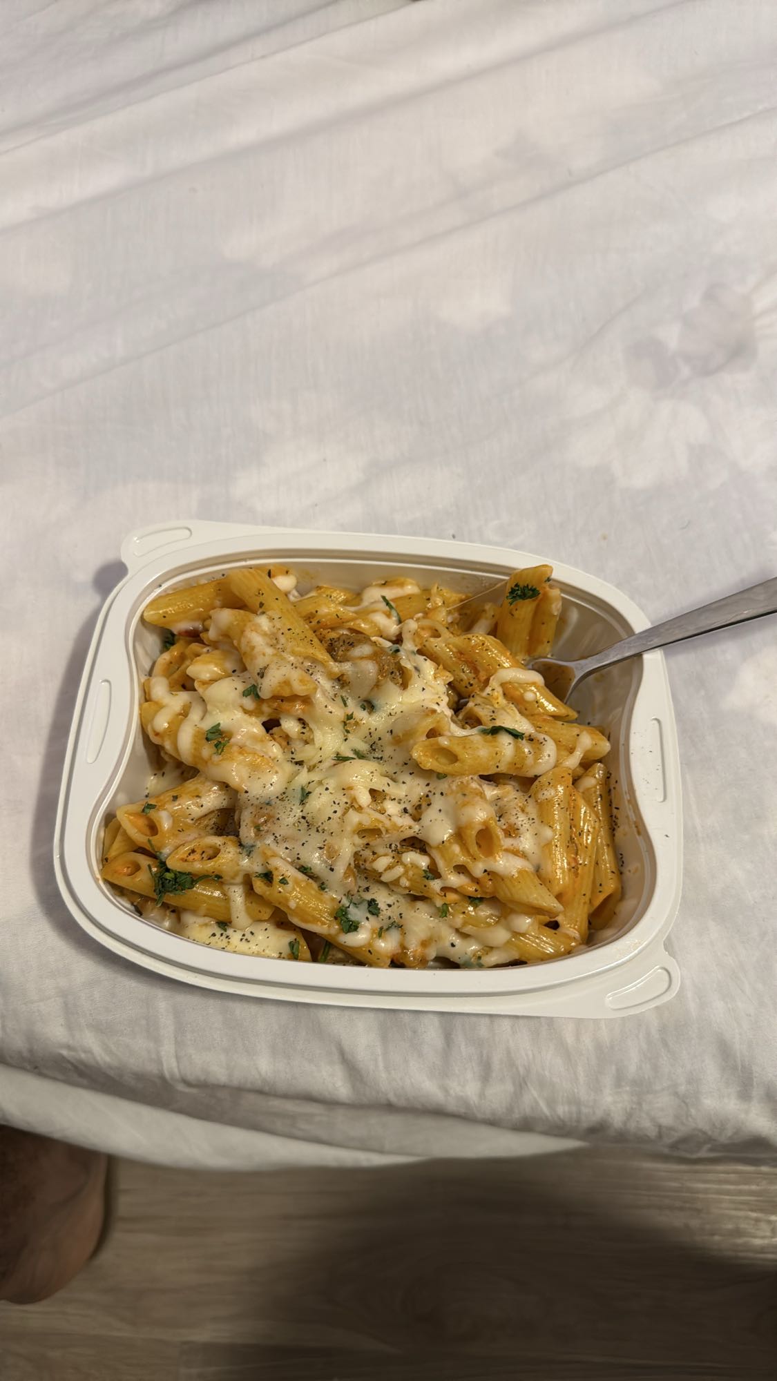 Pâtes gratinées fromage