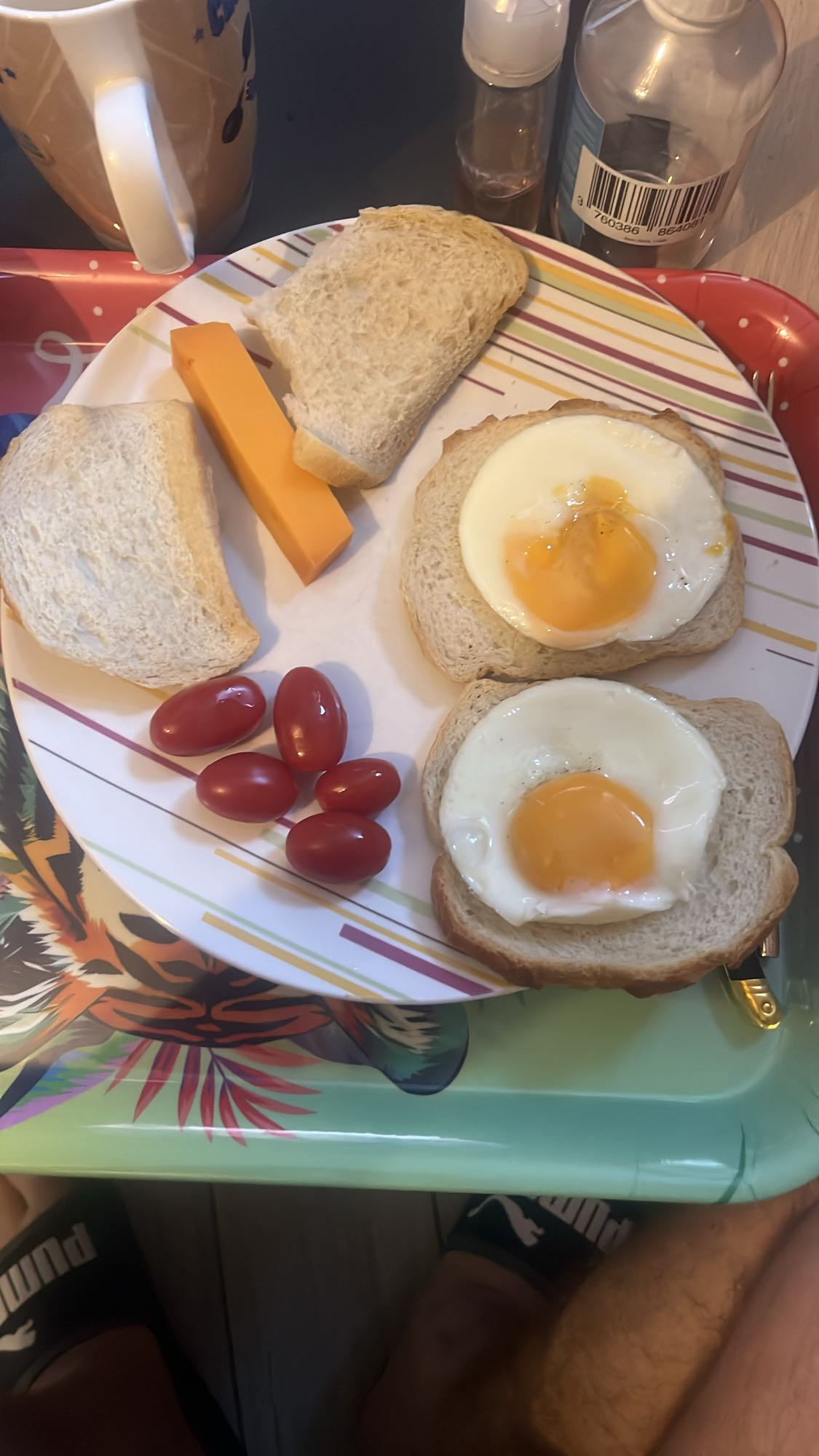 Petit déjeuner aux œufs