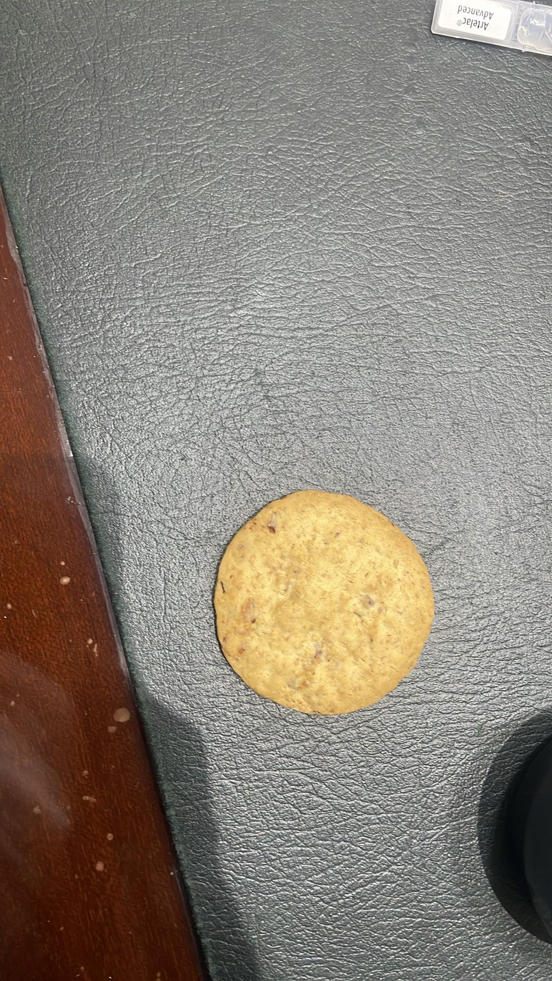 single oatmeal cookie