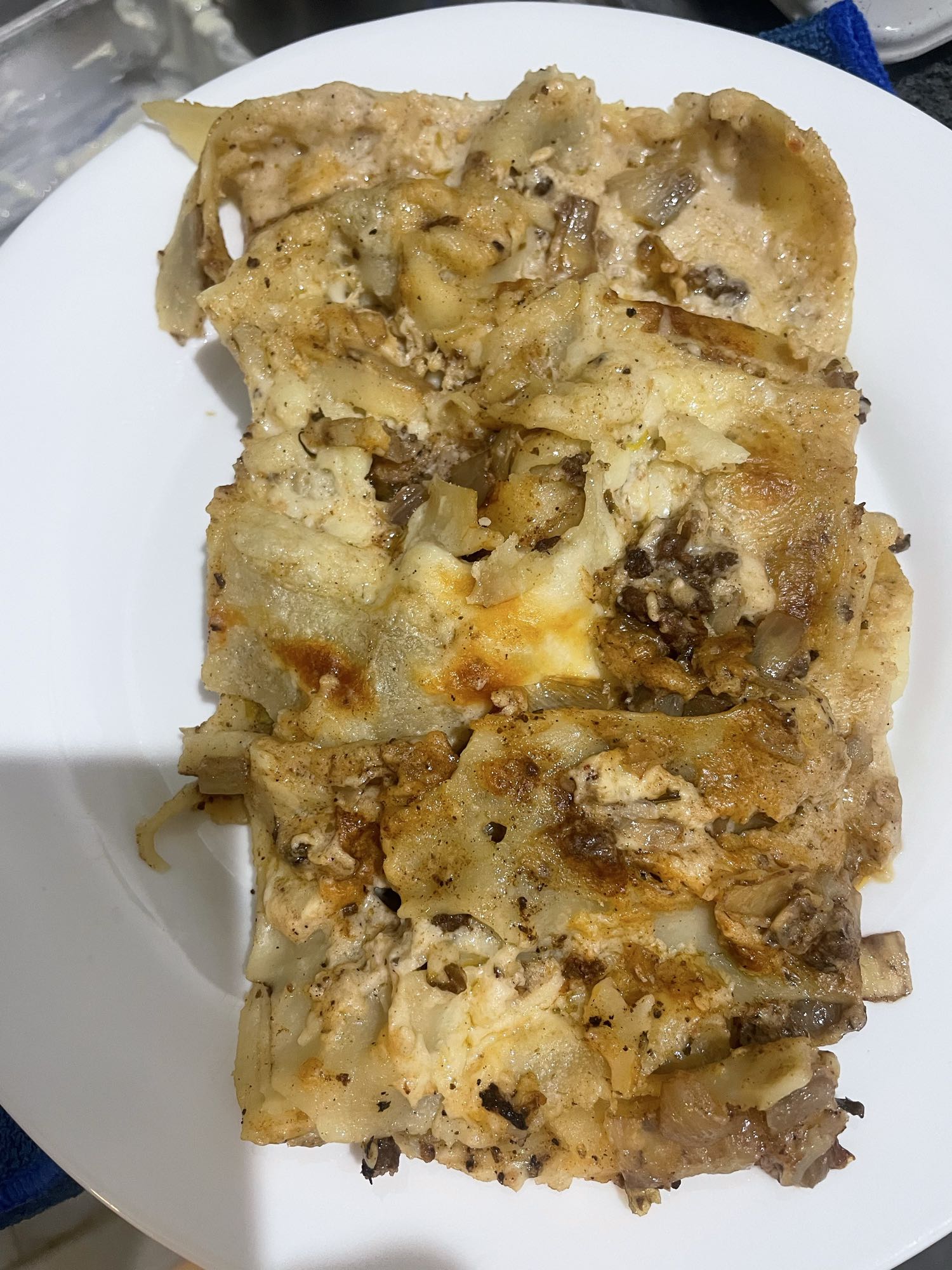 Beef Mushroom Lasagna