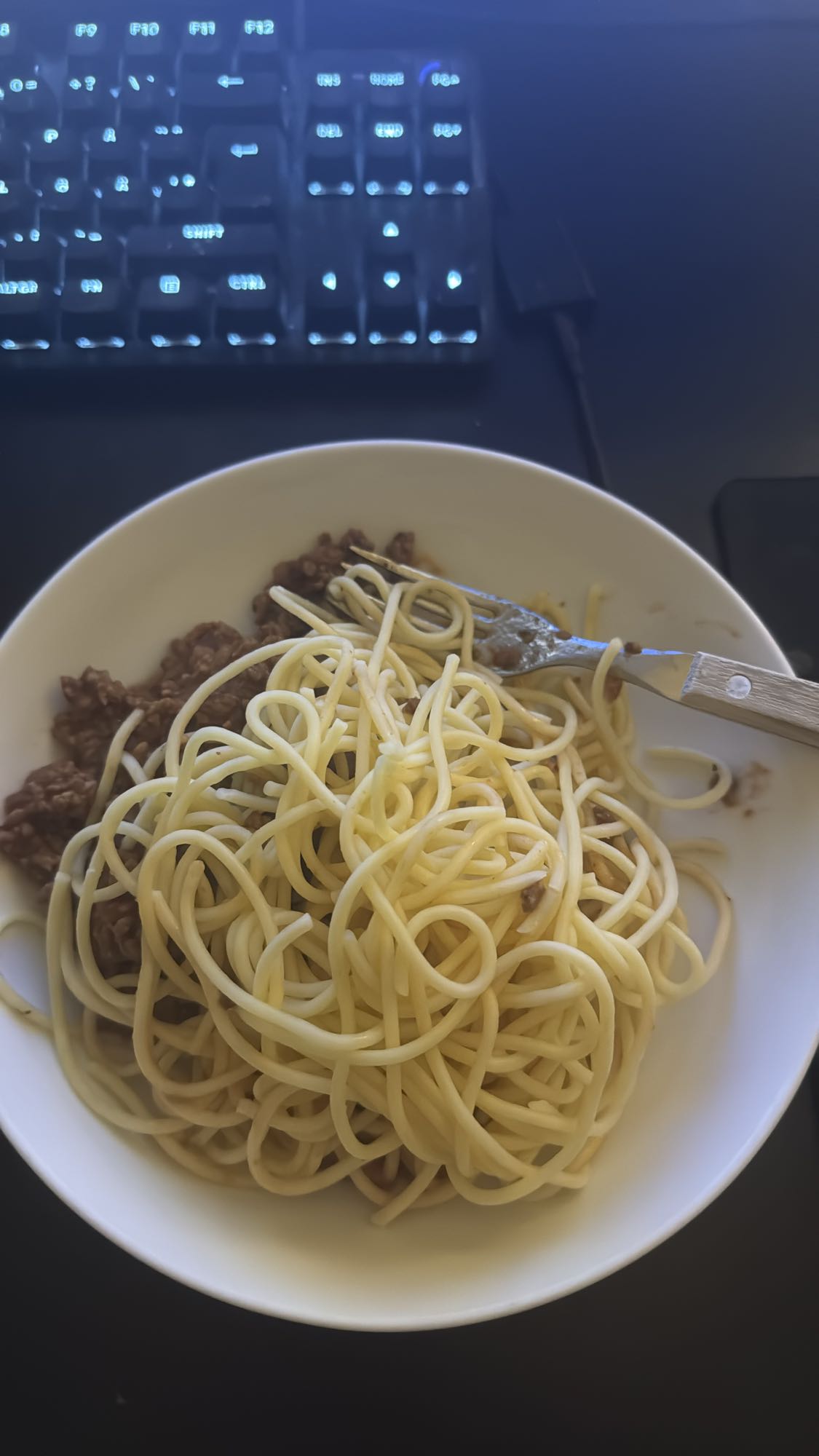 Spagetti med köttfärs