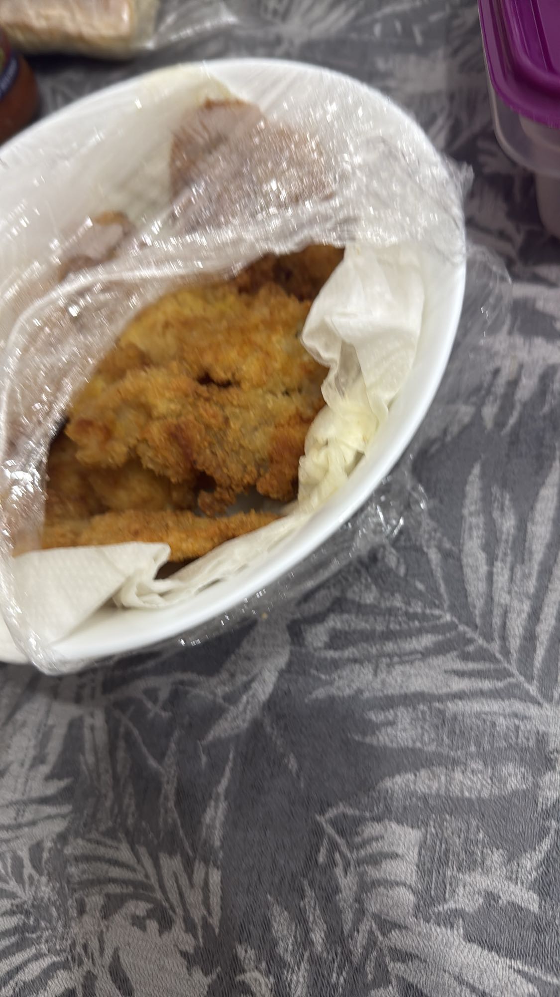 Șnițel de pui pane