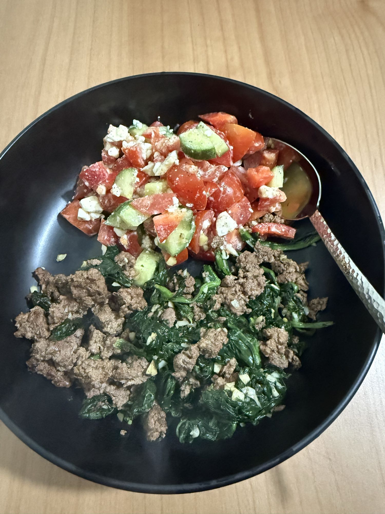 Beef Spinach Salad Bowl