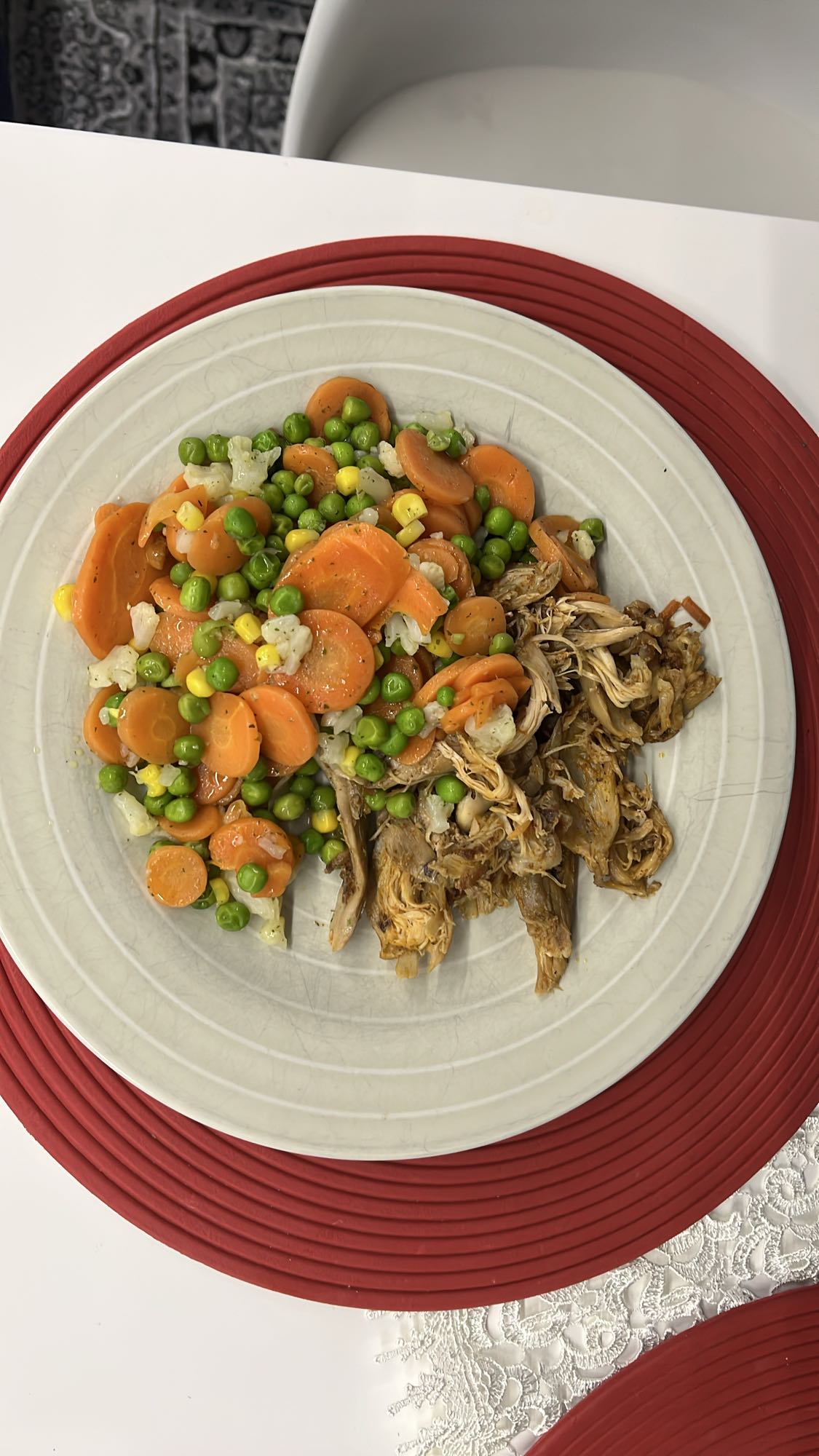 Warzywa z kurczakiem