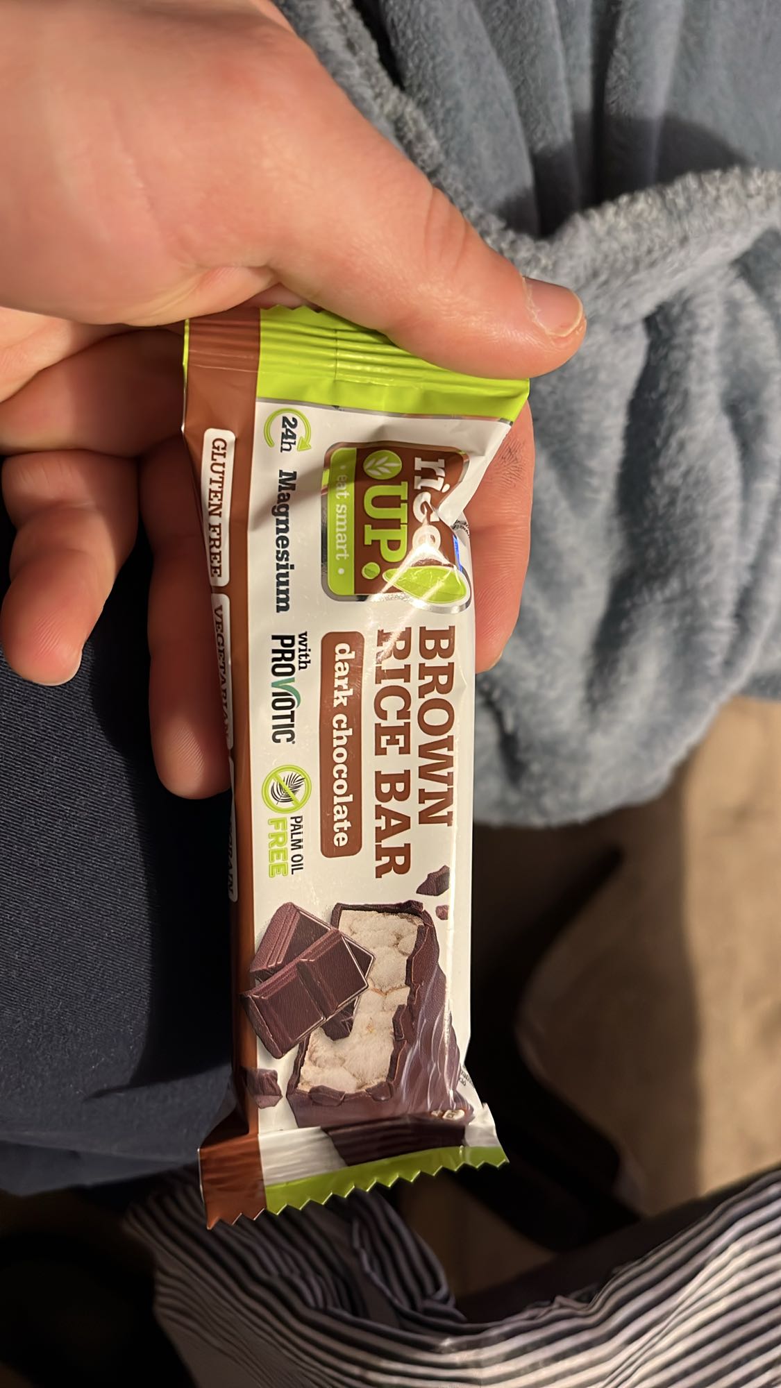 Брауни бар с кафяв ориз