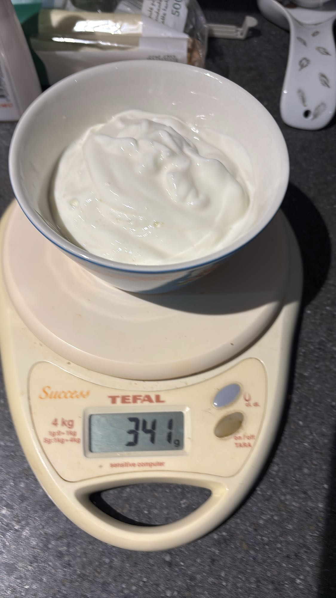 bol de yaourt nature