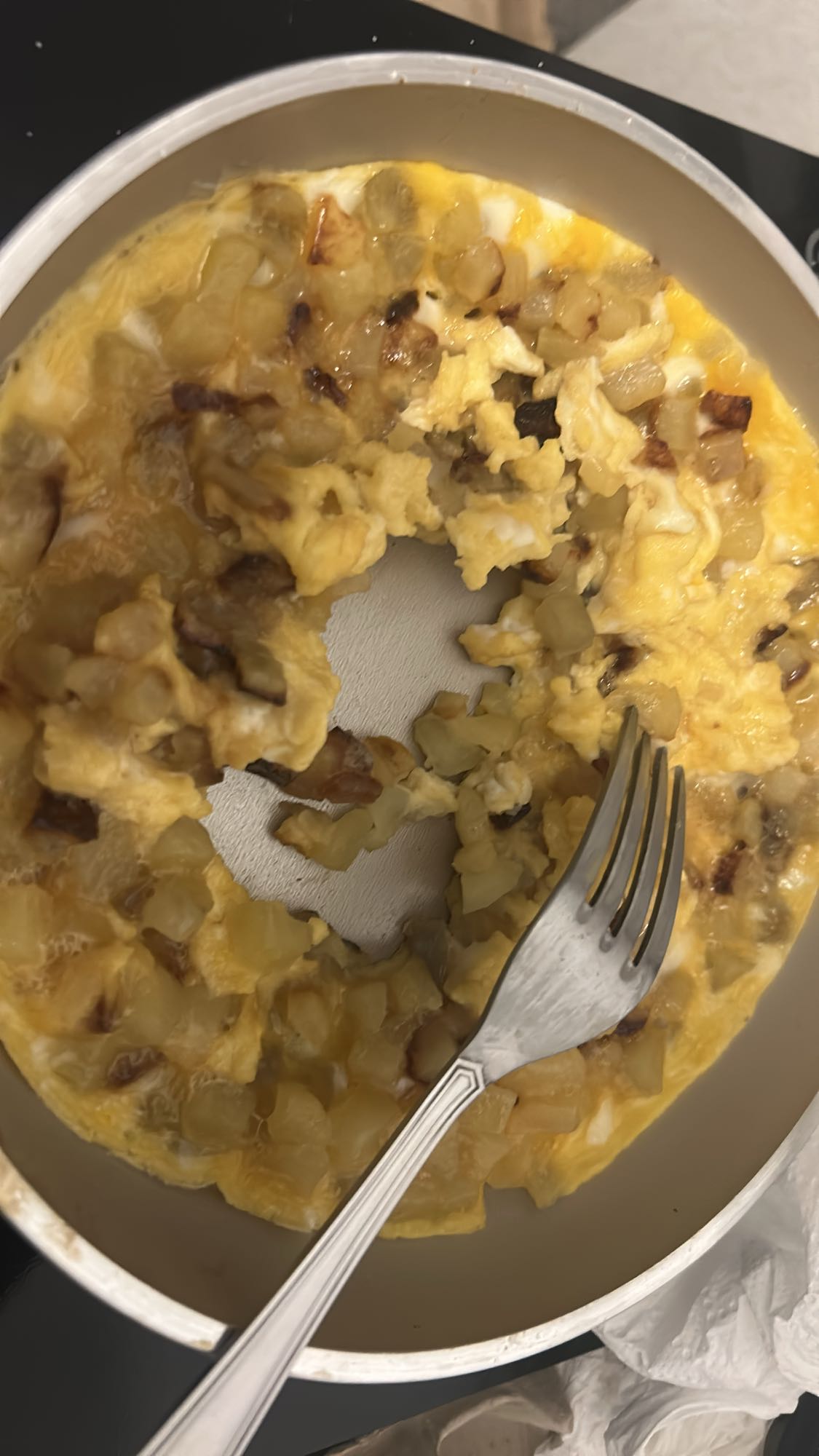 Omelette pommes de terre