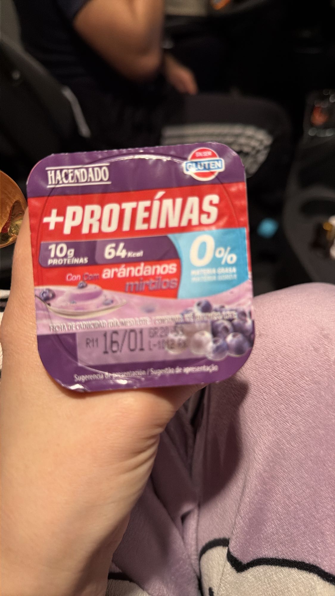 Iaurt proteic cu afine