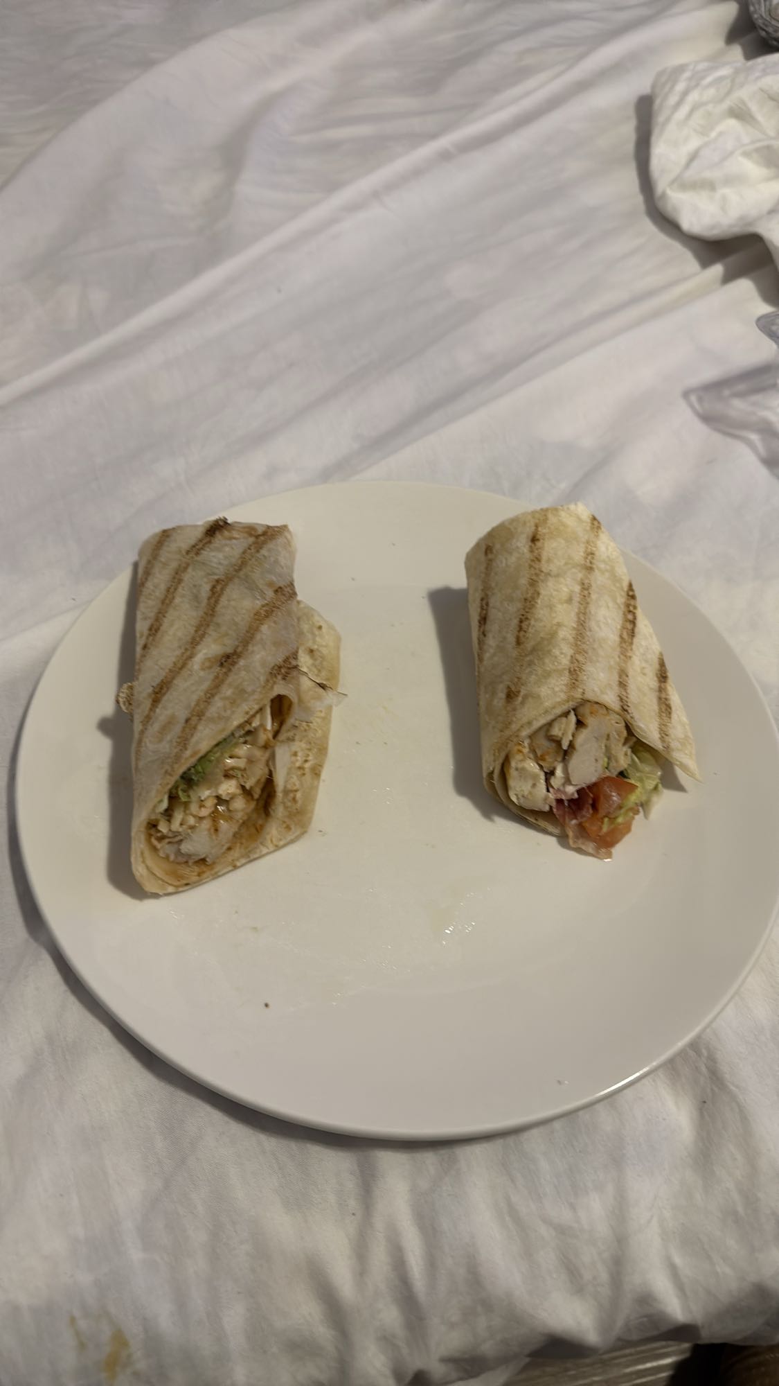 Wrap au poulet grillé