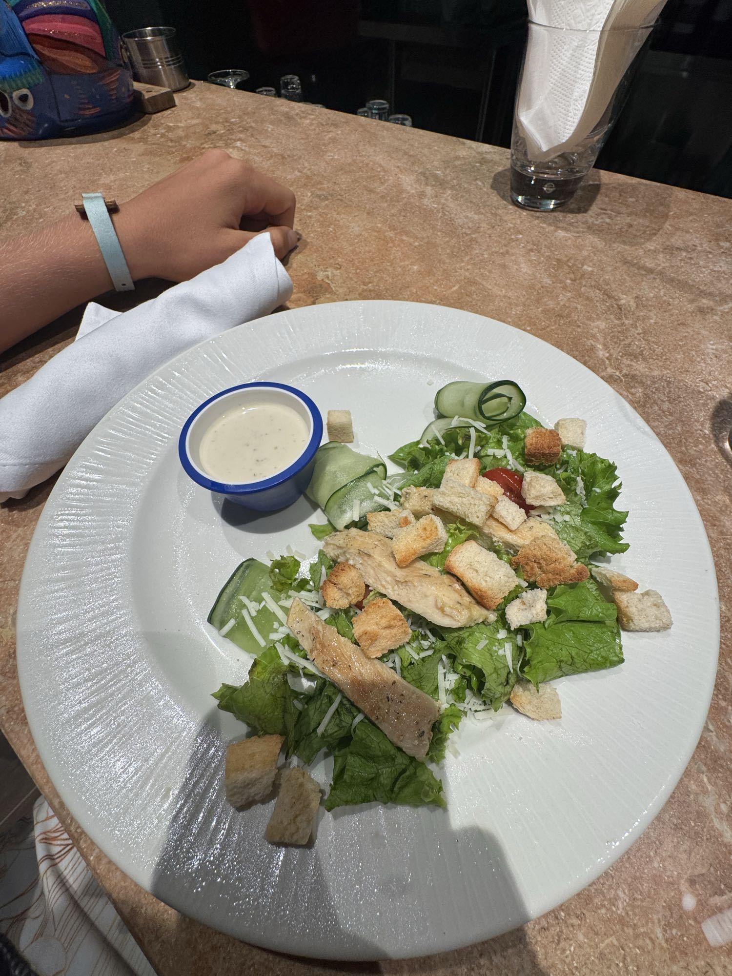 Ensalada César ligera