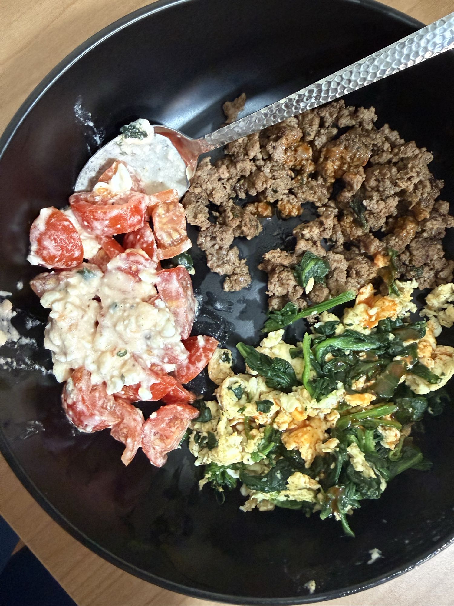 Beef, Egg & Tomato Plate