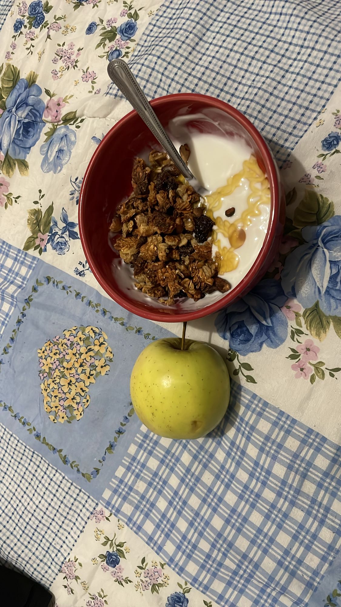 Yaourt granola pomme