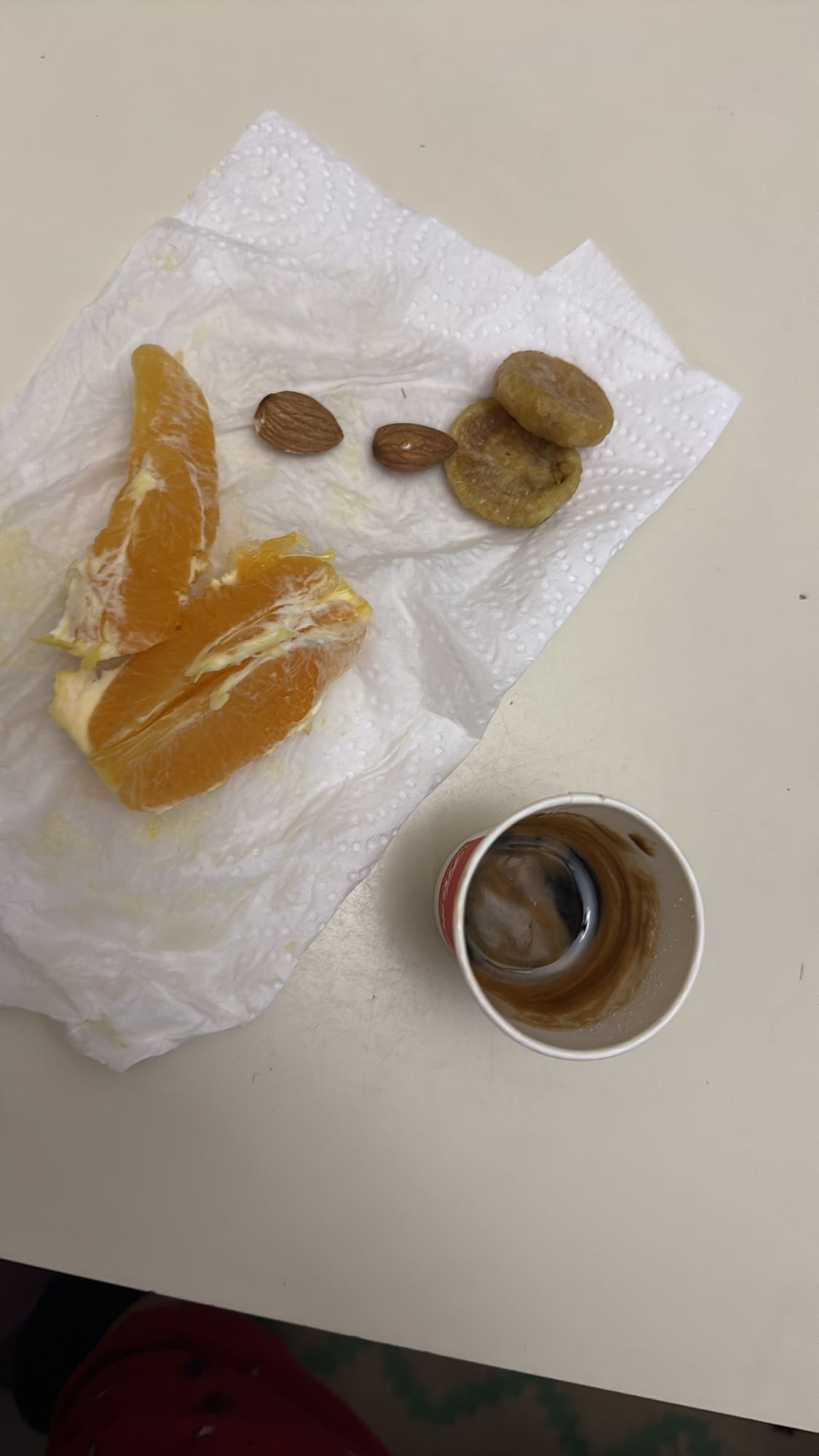 Orange, nuts & espresso