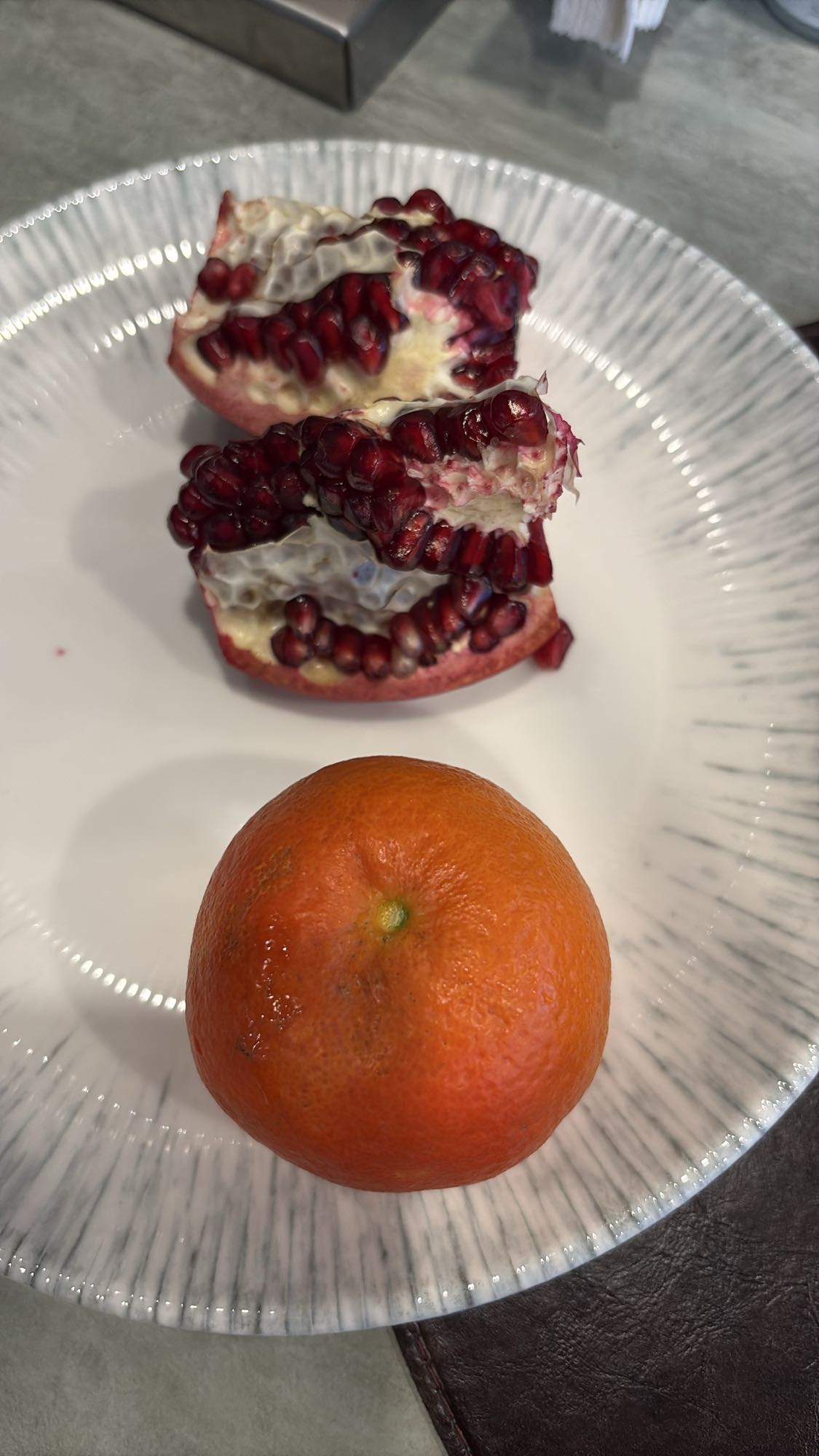 Pomegranate and Mandarin
