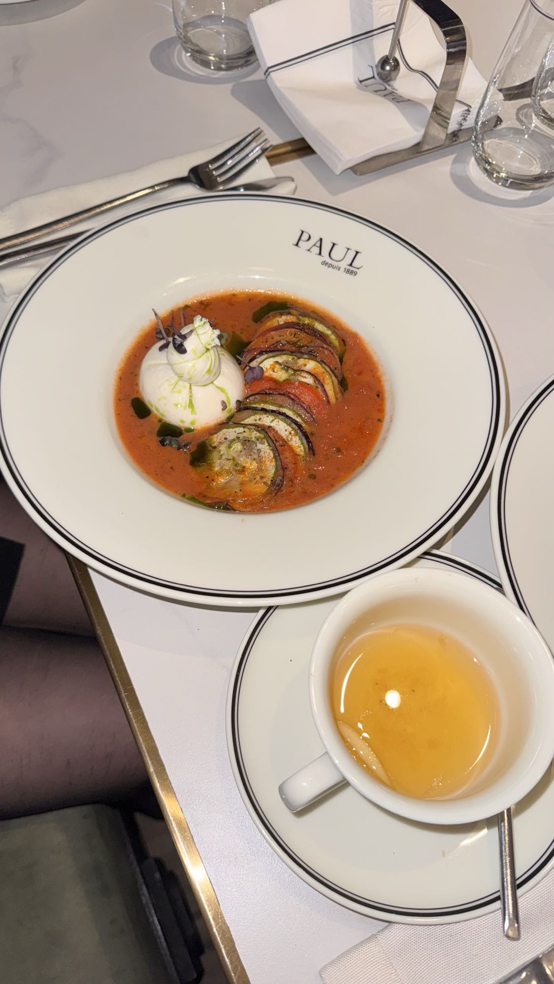 рататуй с бурратой