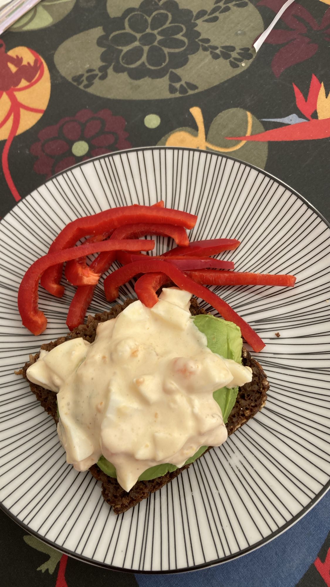 Äggmacka med paprika