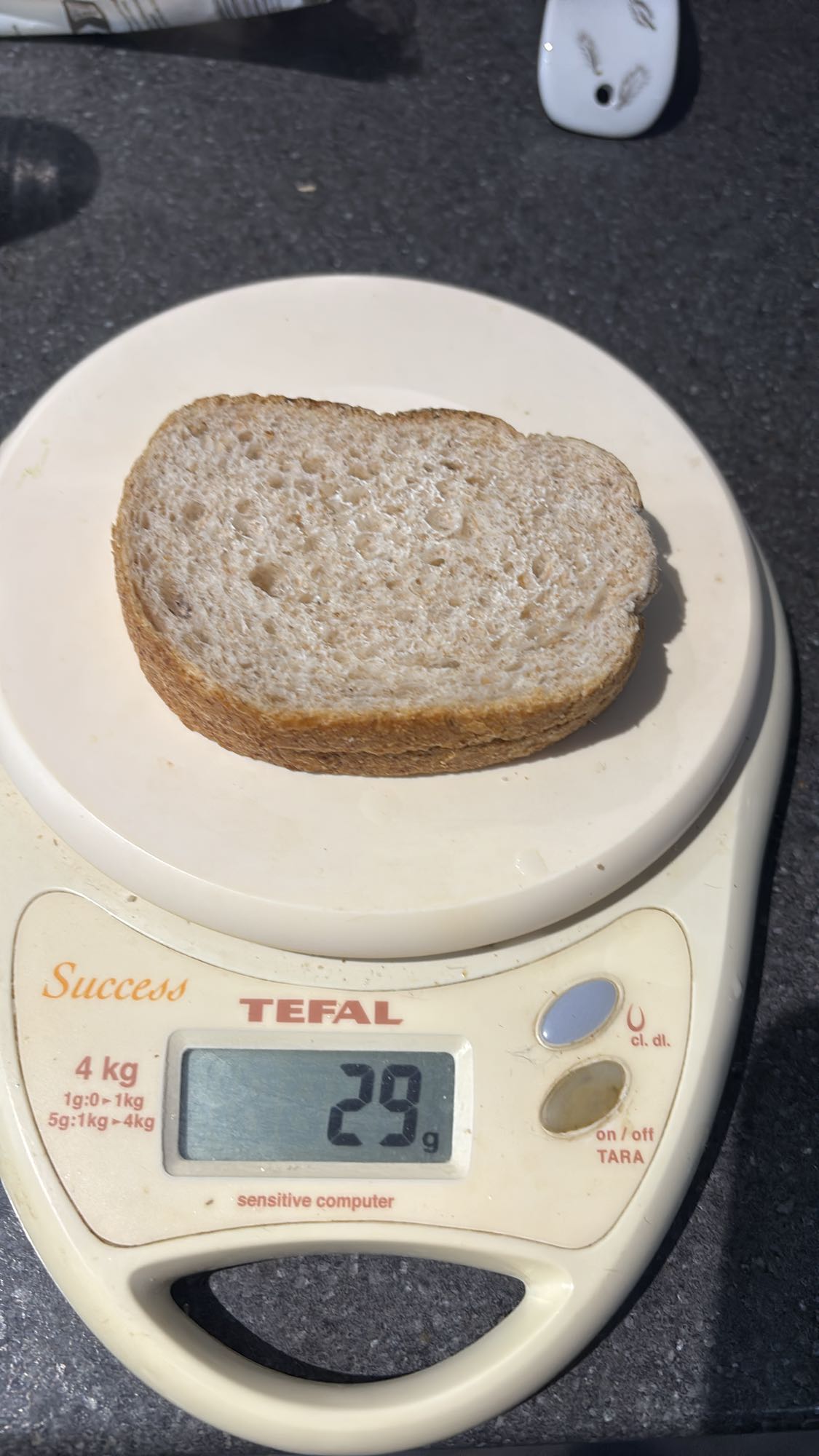 Tranche de pain complet