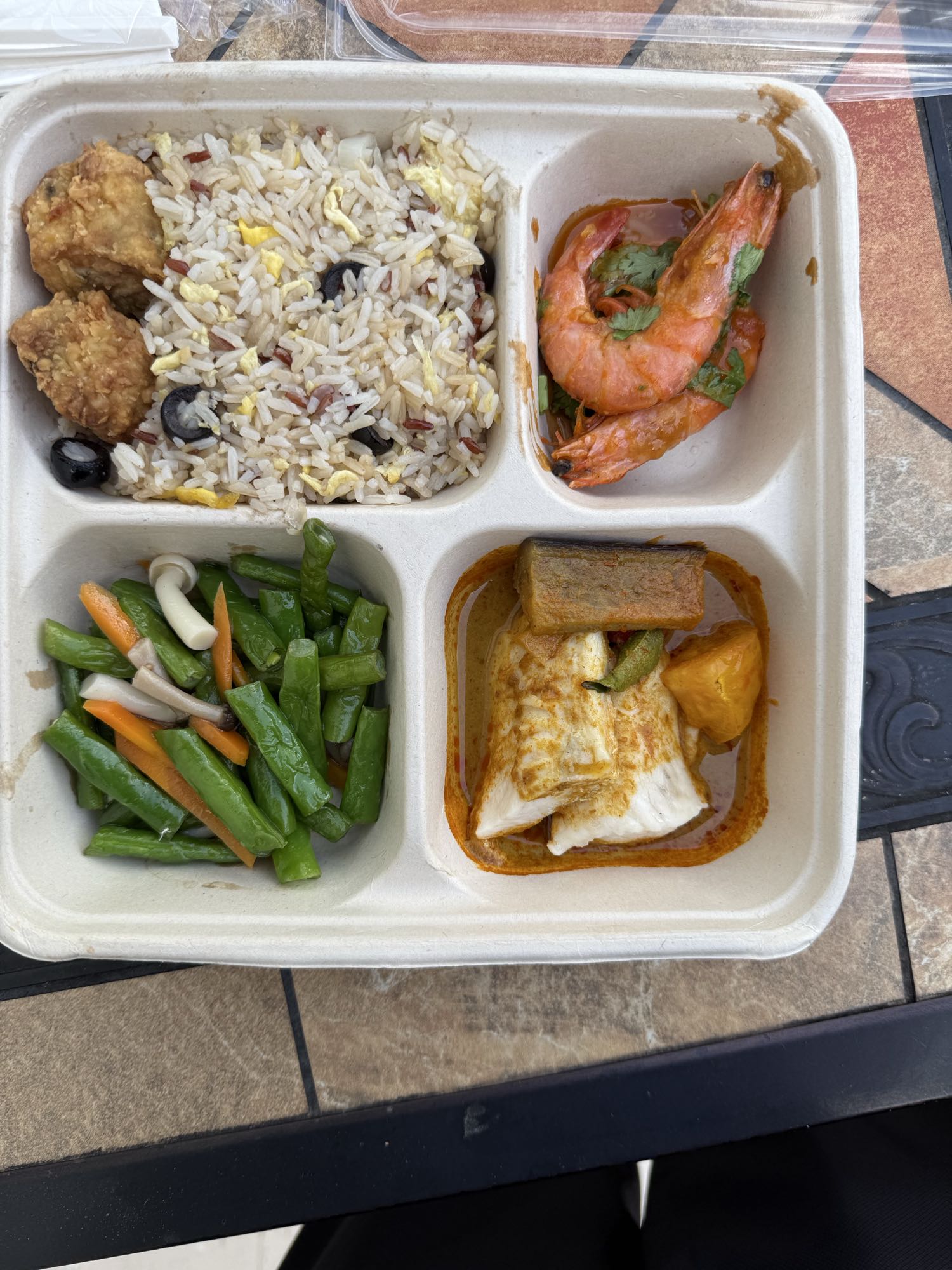 Seafood Rice Bento