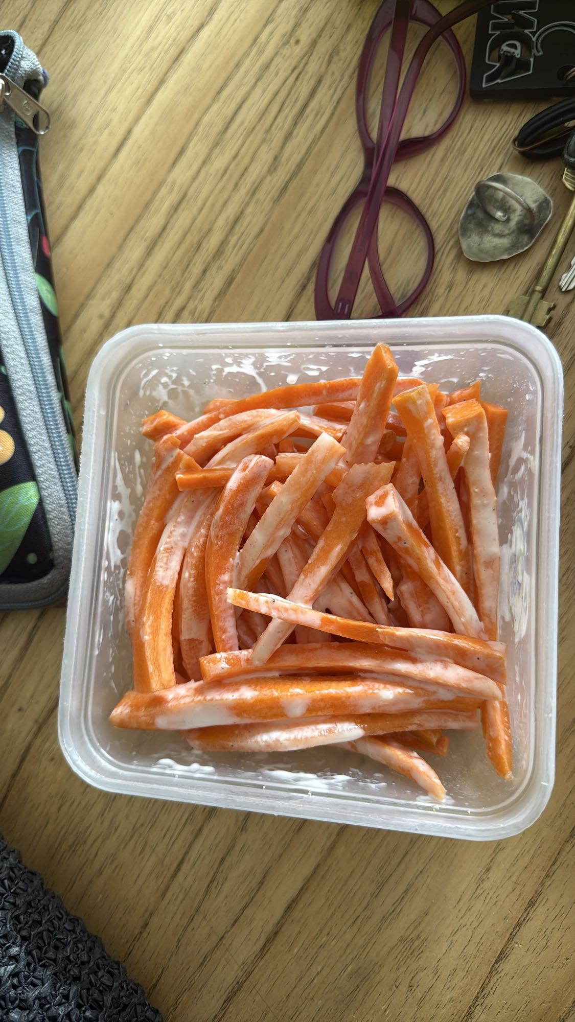 Zanahorias con aderezo