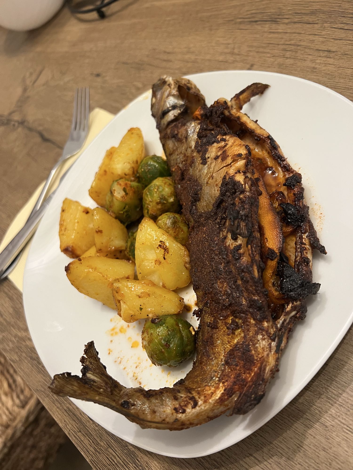 Grilled Fish with Veggies