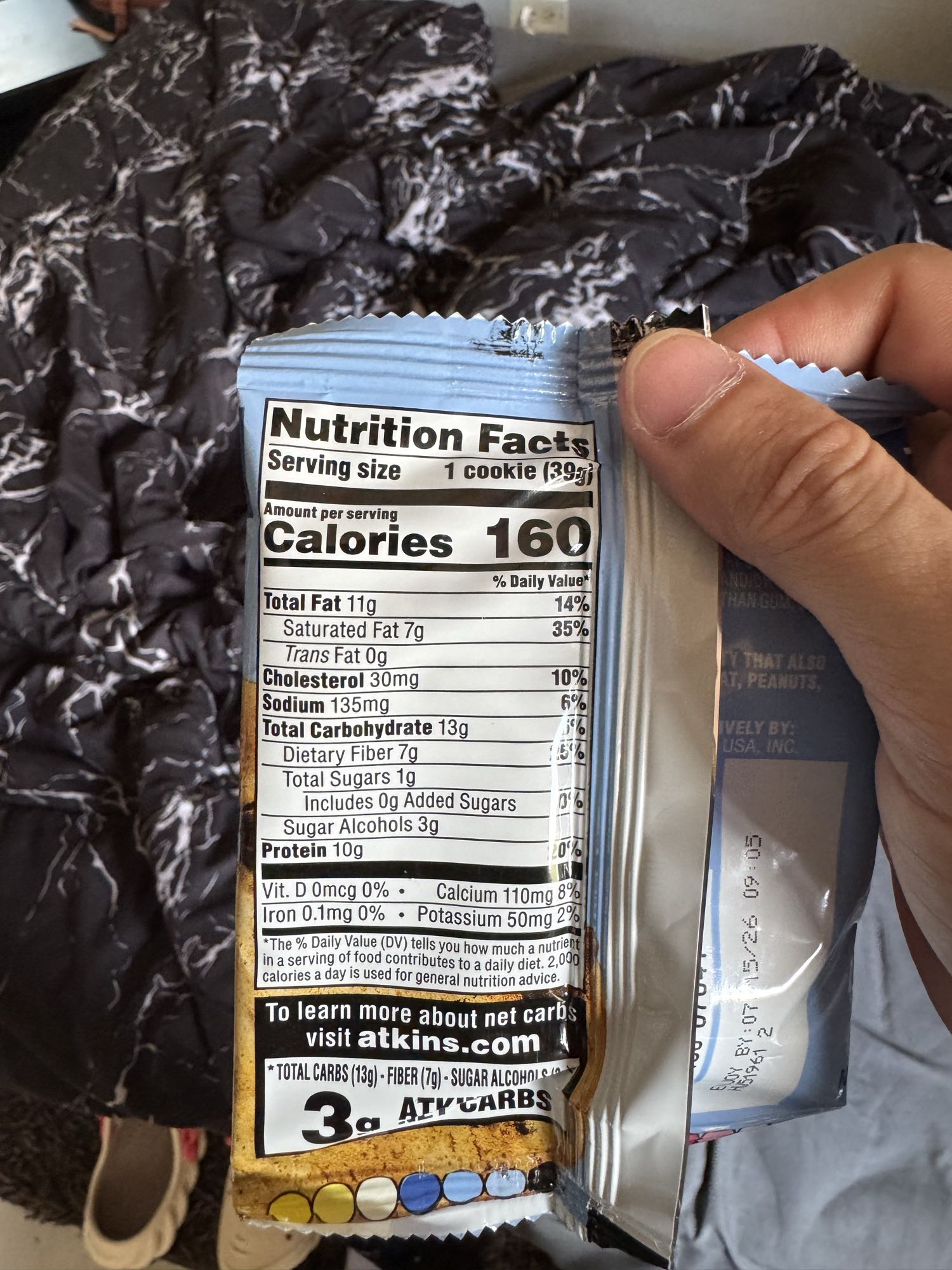 galleta proteica Atkins