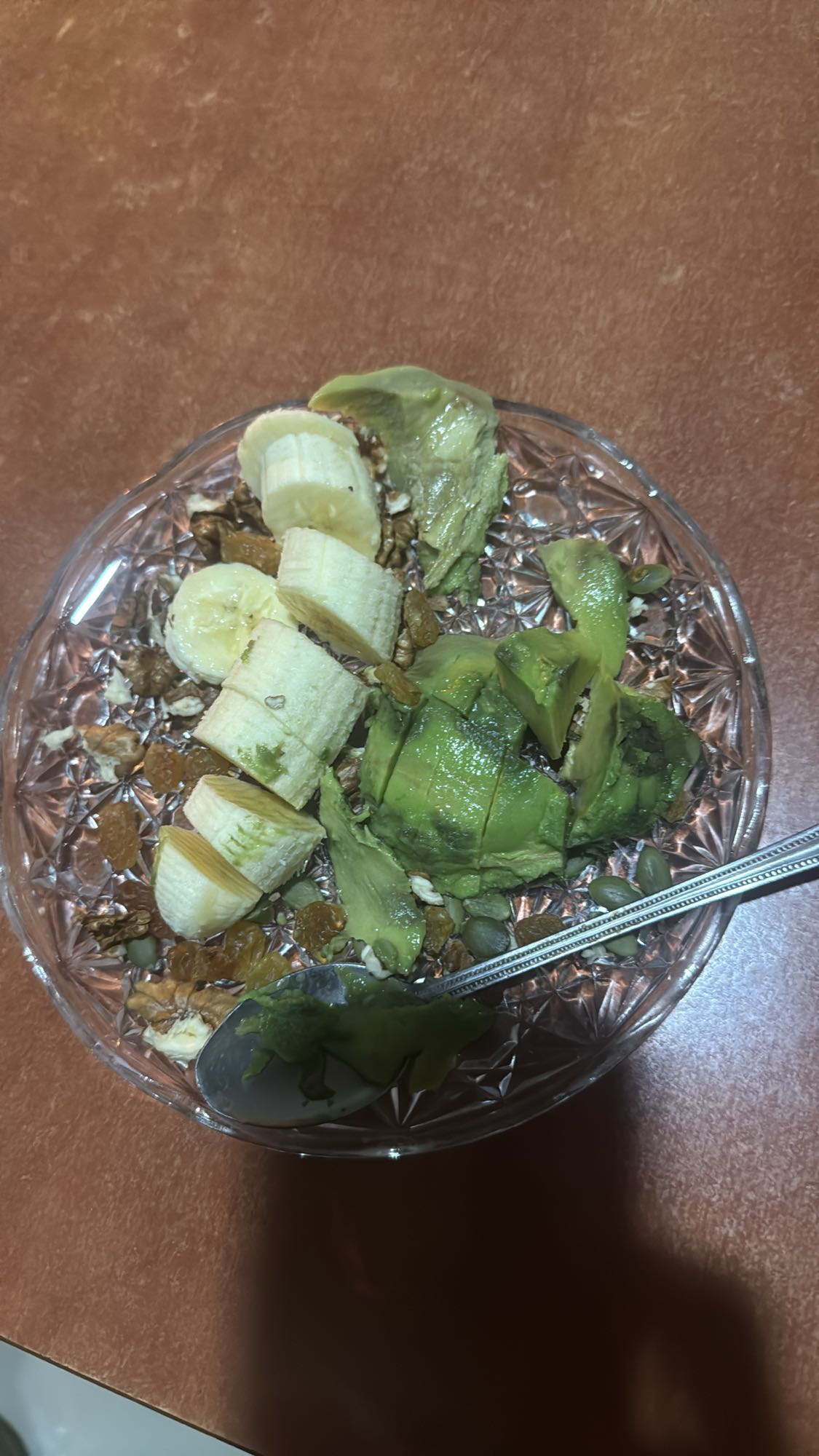 Avocado Banana Nut Bowl