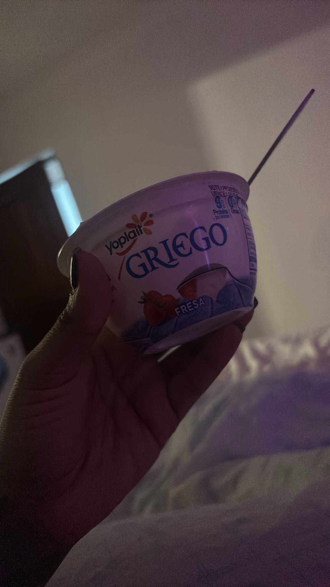 yogur griego fresa