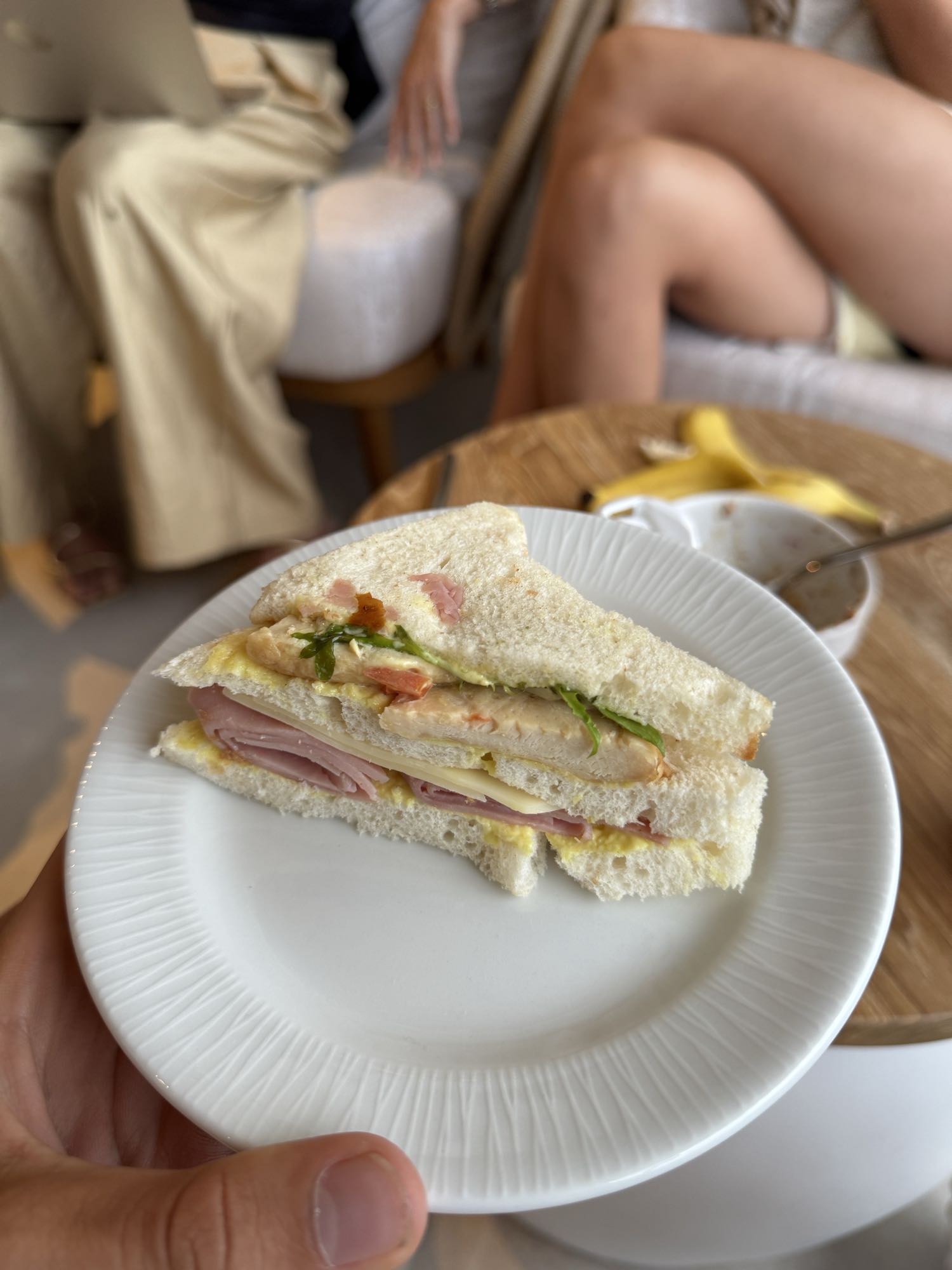 Sándwich mixto con pollo