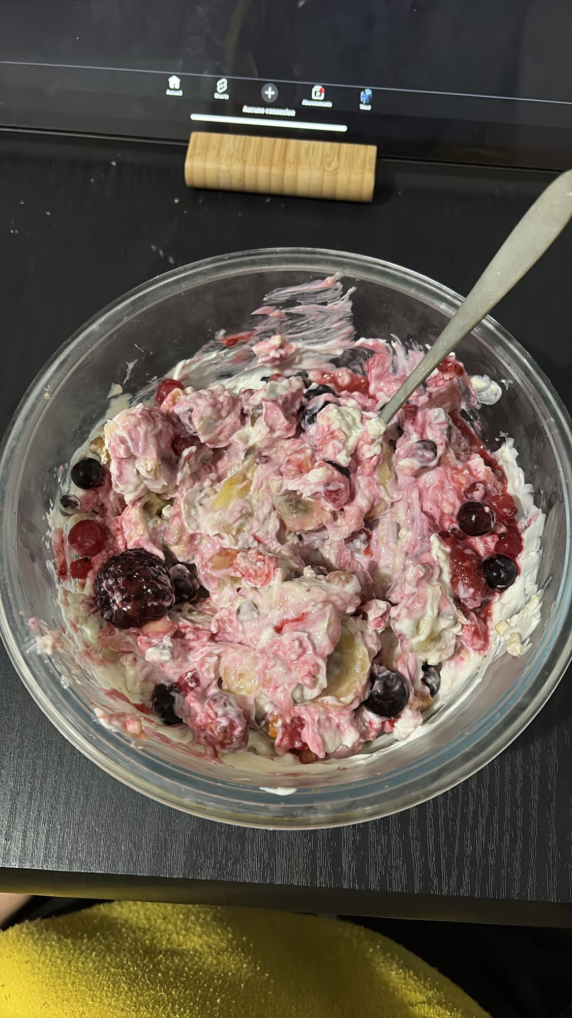 yaourt aux fruits rouges