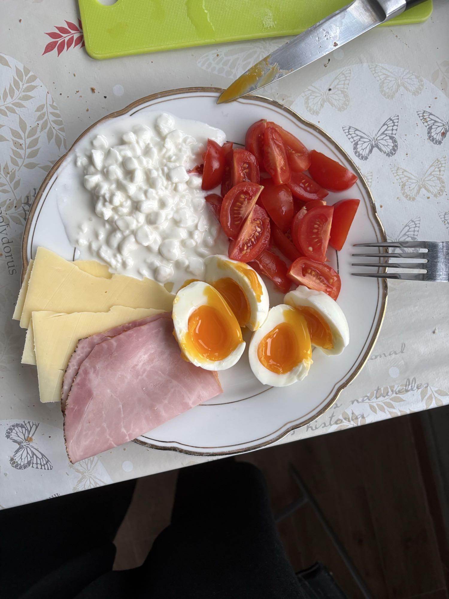 Eggs, Ham & Cottage Plate