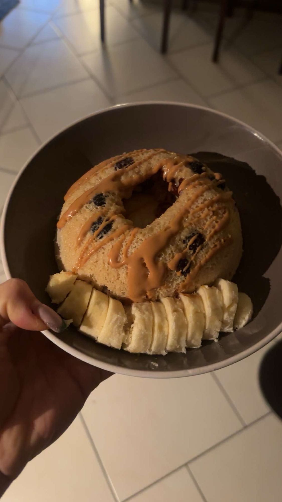 Gâteau banane beurre cacahuète