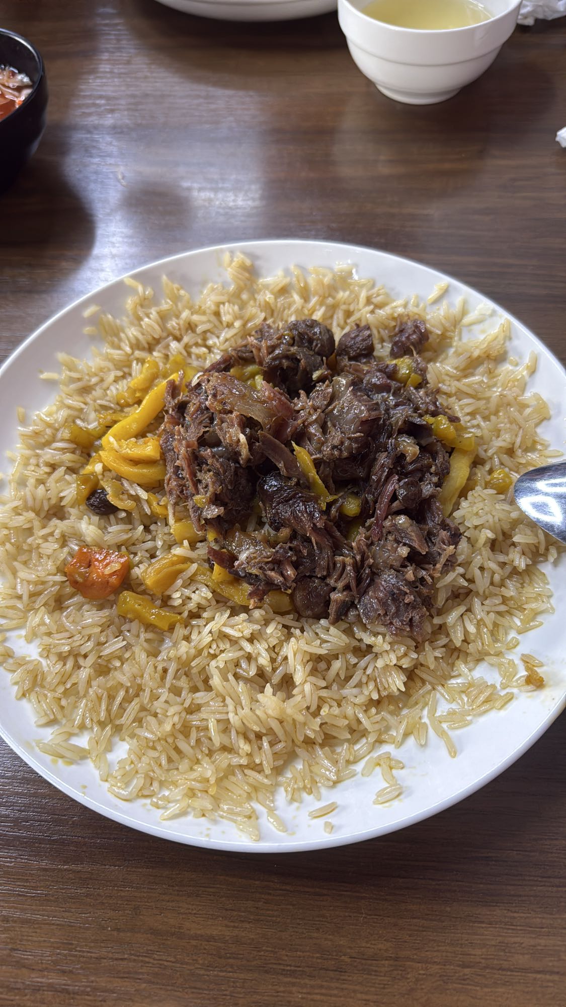 плов с говядиной