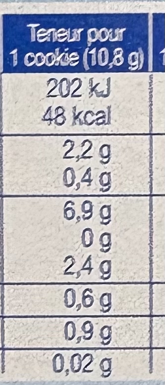 Cookie sucré