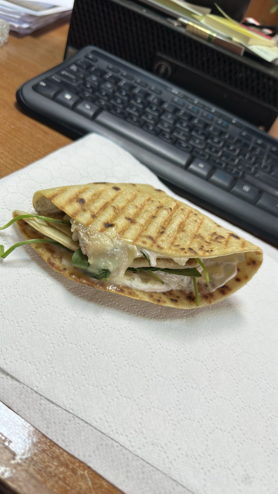 Grilled cheese flatbread