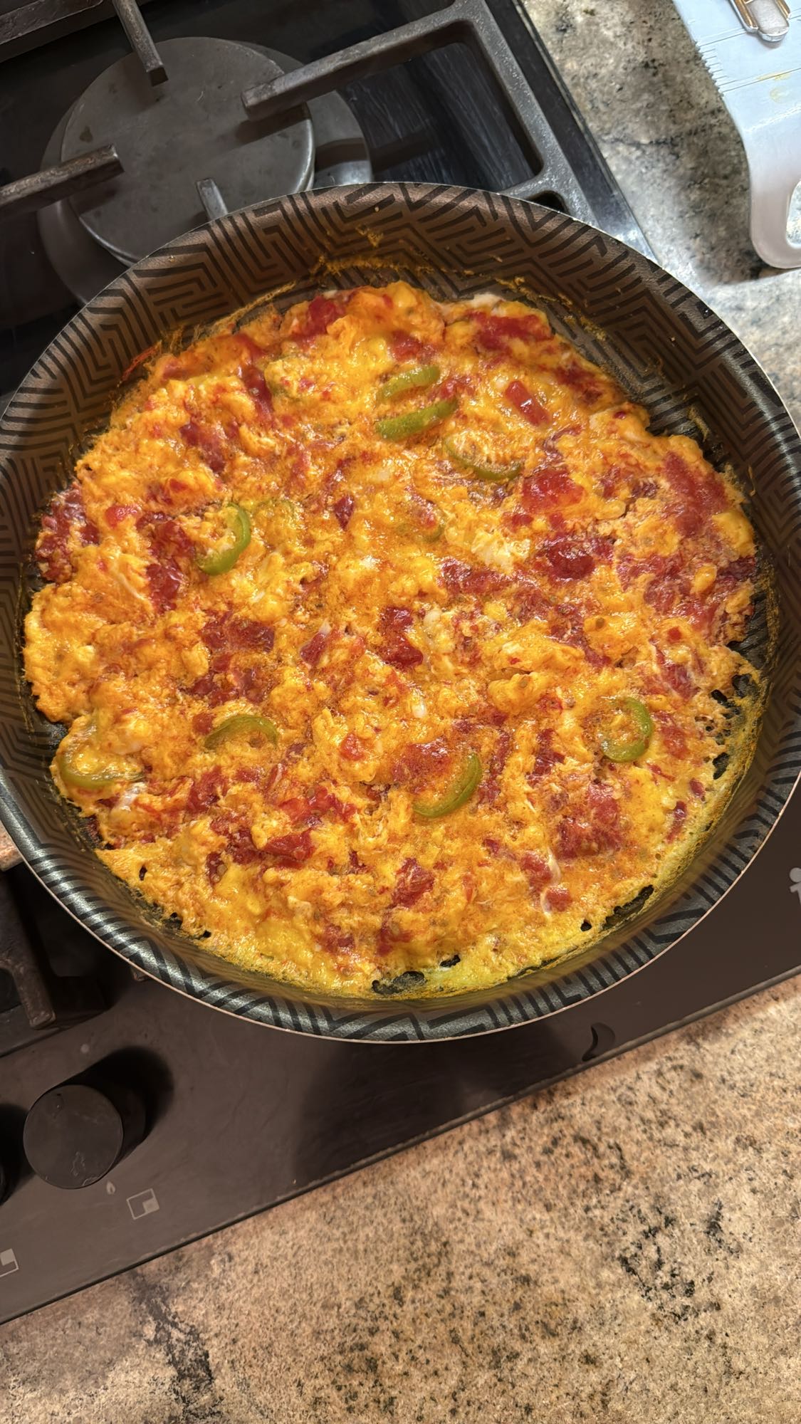 Tomato Pepper Omelette