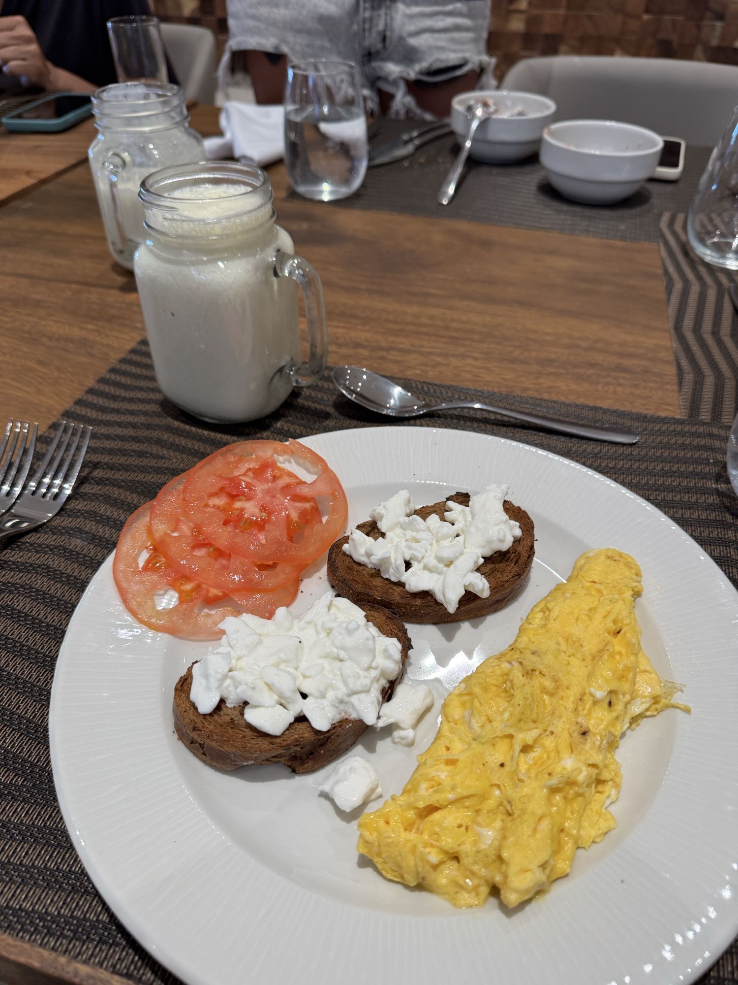 Desayuno saludable con huevo