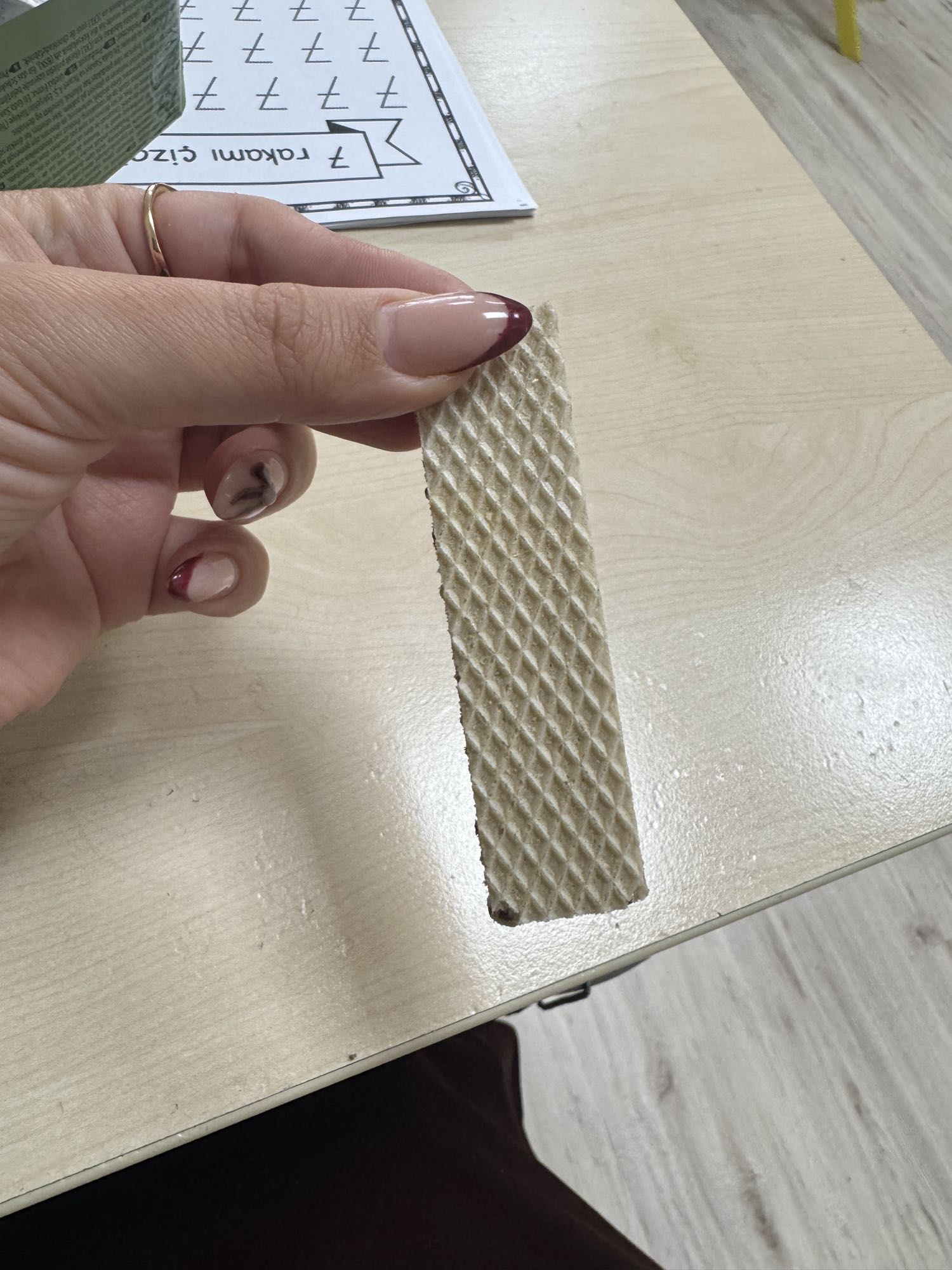 Kakaolu gofret çubuğu