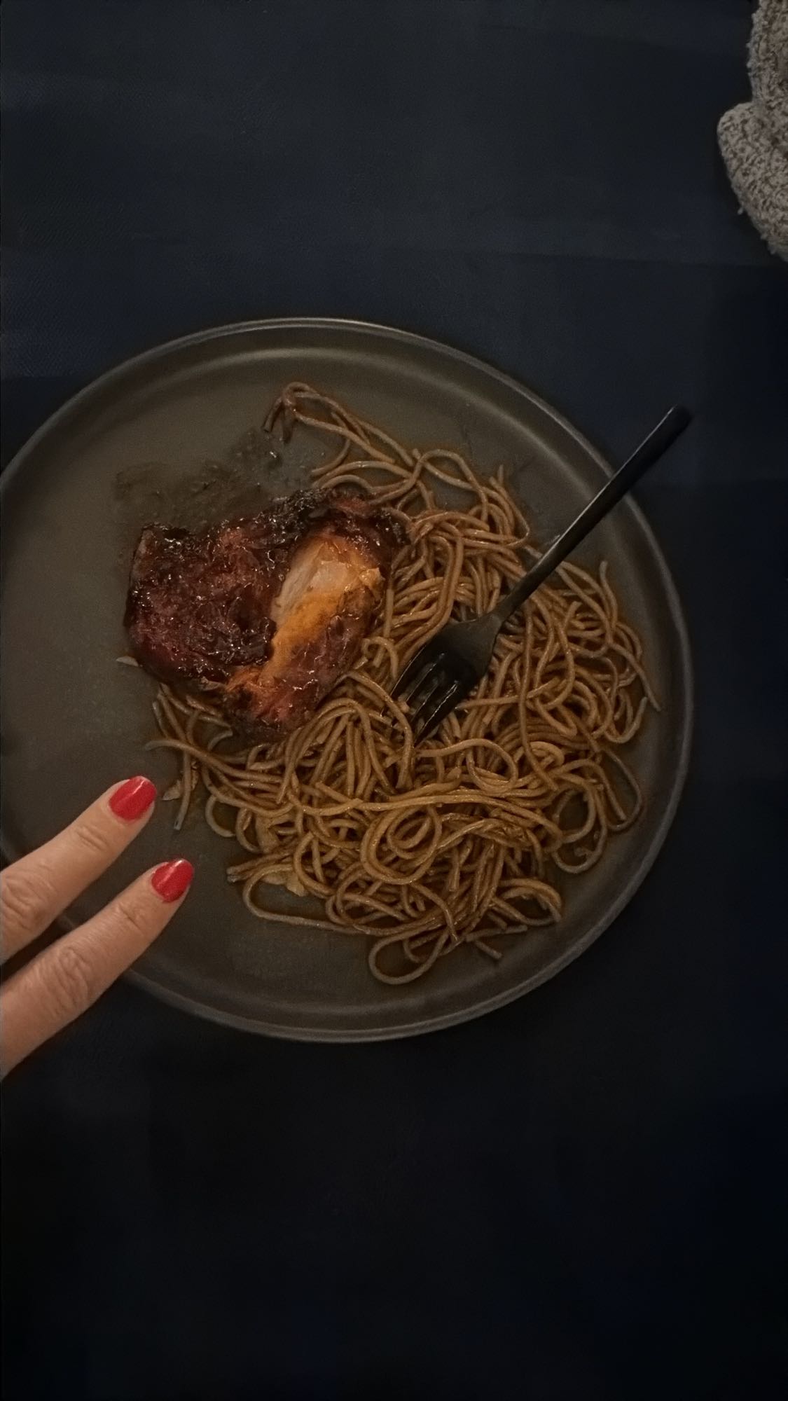 Makaron z kurczakiem